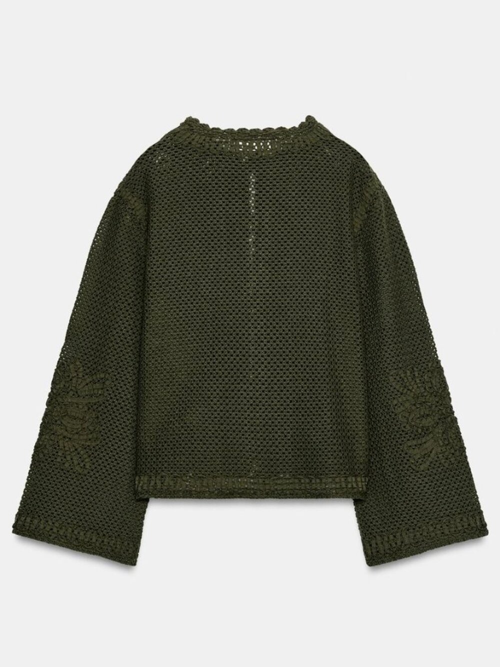 ZARA COMBINATION CROCHET JACKET